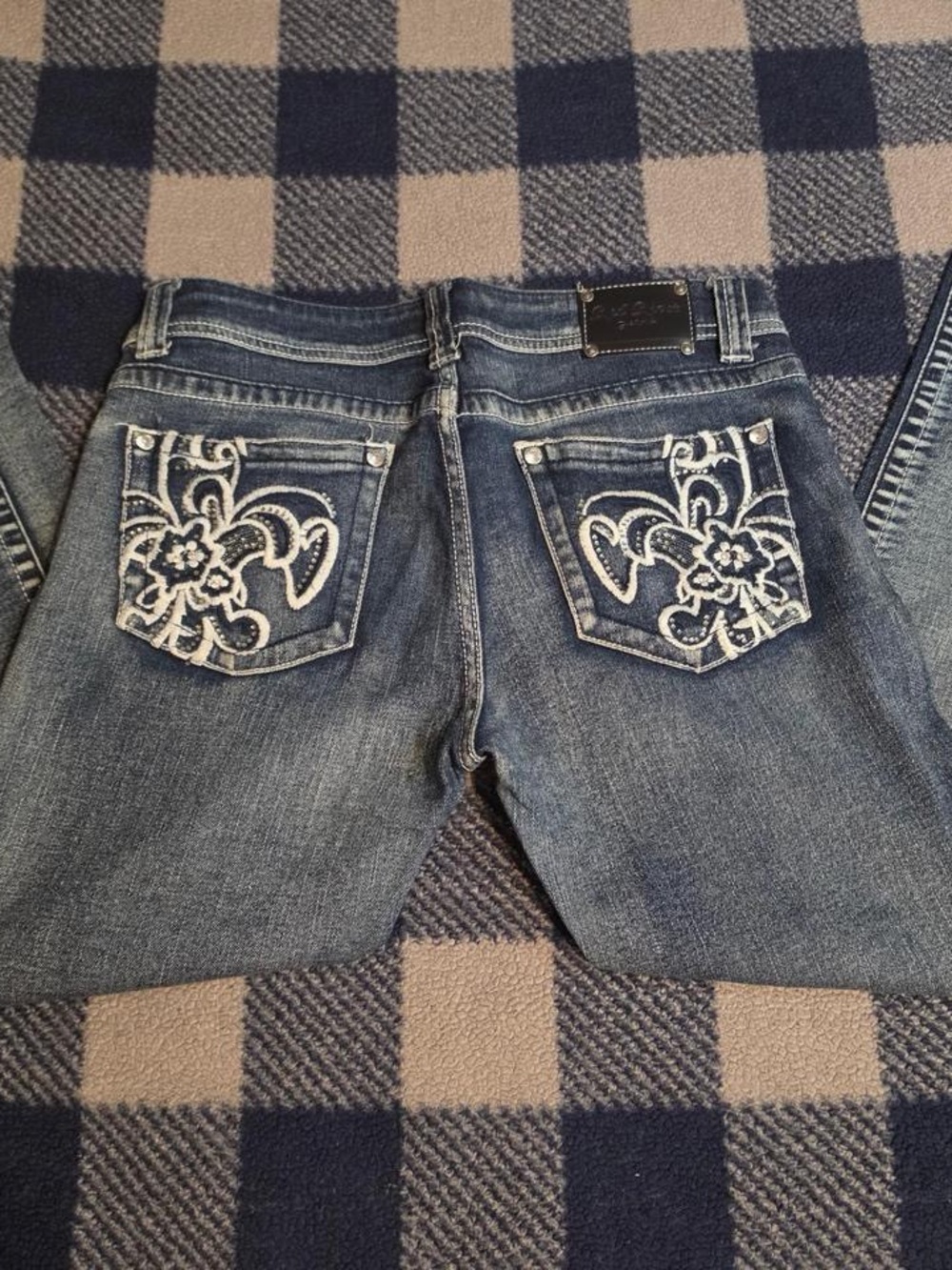 Y2k mcbling cyber grunge style jeans by red rivet